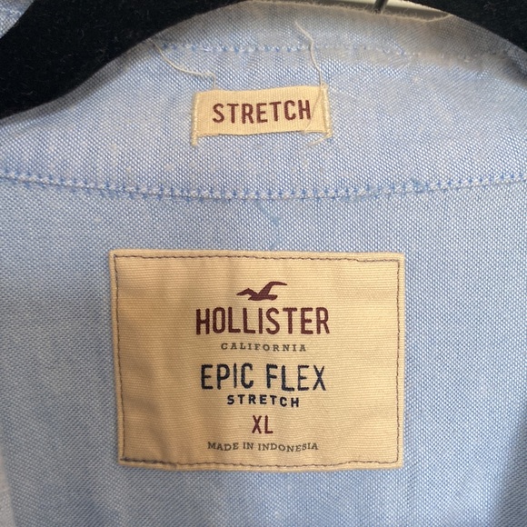 Light Blue Hollister Button Up - Picture 3 of 3